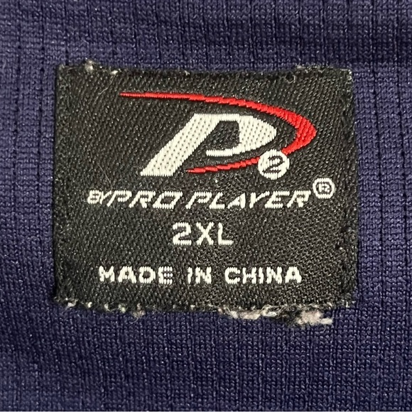 Men’s P2 Pro Player Polo Shirt University Of Michigan Wolverines Size 2XL Blue - Picture 6 of 12